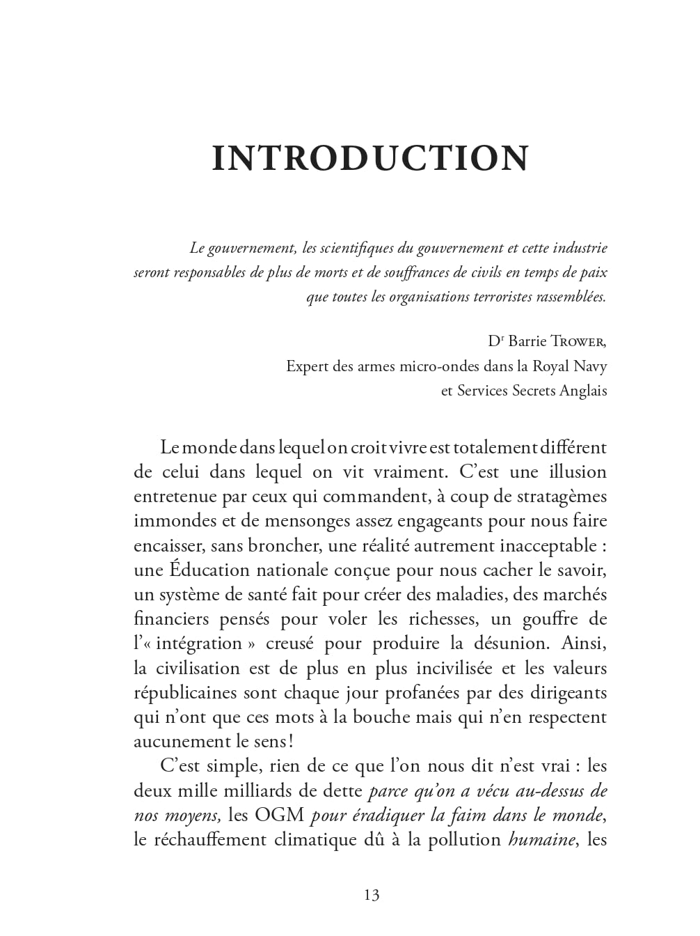 La guerre secrete contre les peuples