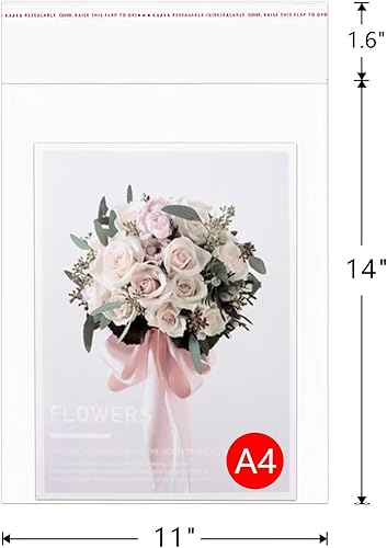 Miniatura 2 de Bolsas de polipropileno adhesivas transparentes, bolsas de celofán con solapa autosellante, para productos de panadería, galletas, dulces, regalos