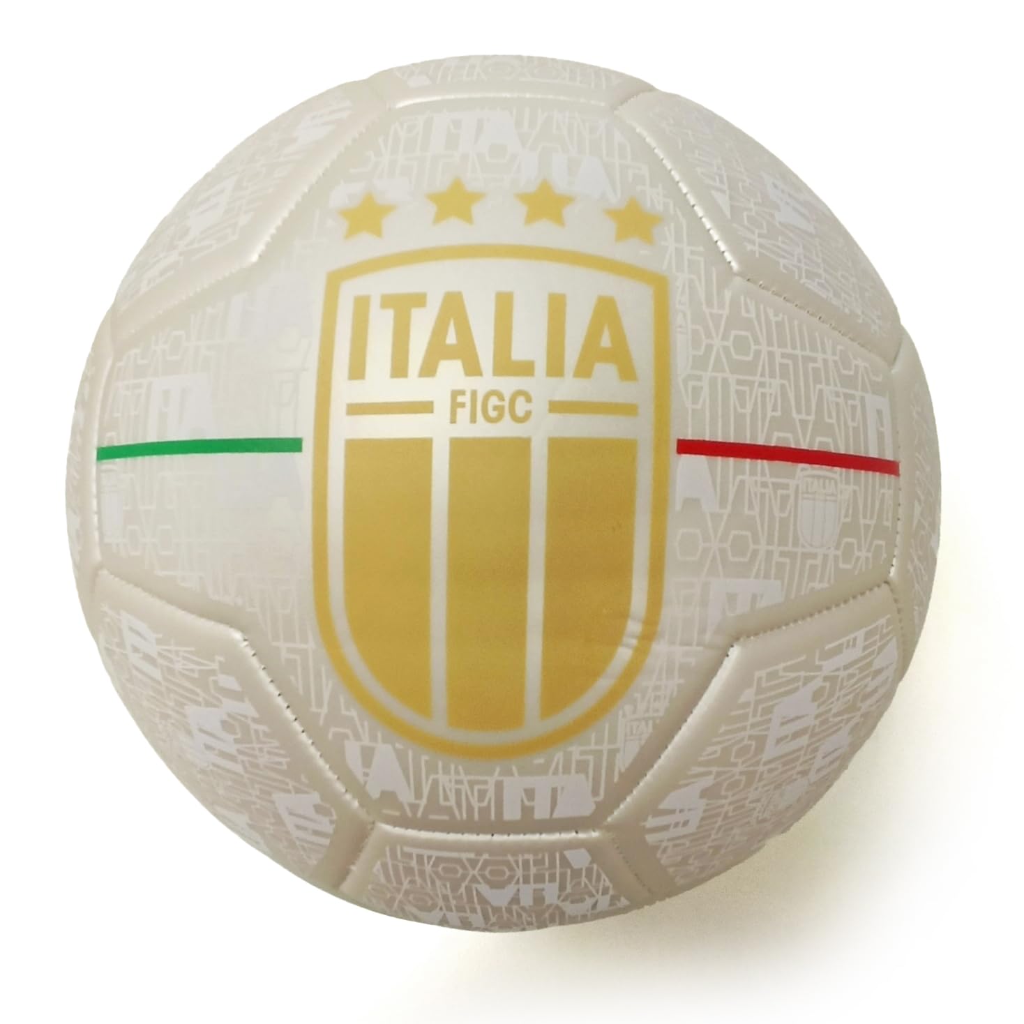 Pallone da Calcio Licenza Ufficiale, Palla da calcio - Misura 5 - Bianco - Palla Professionale per Divertimento e Allenamento - Licenza Originale