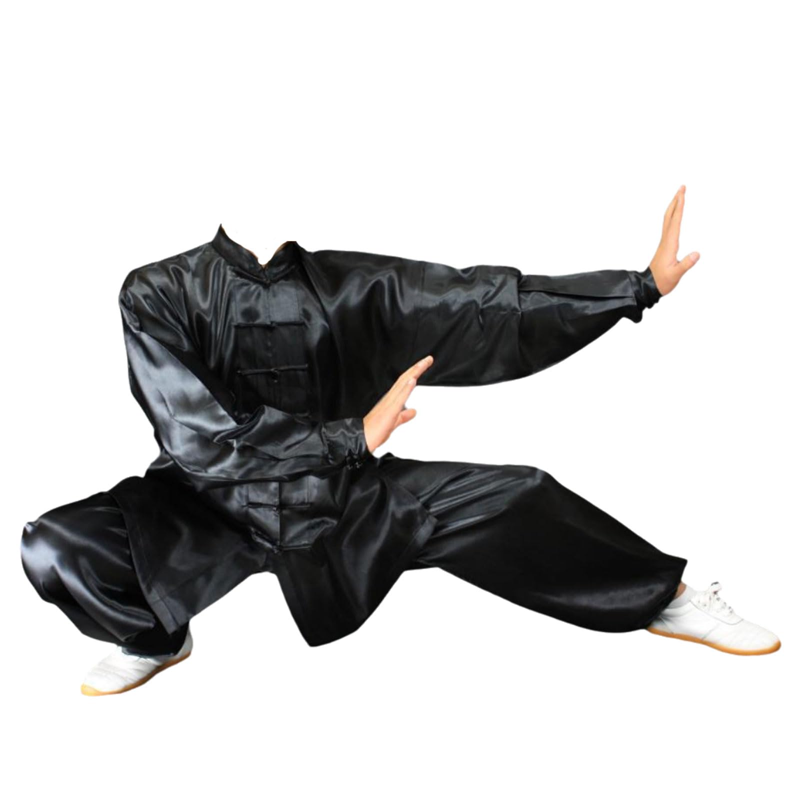 GoldeneAmeisen Tai Chi Uniform,Unisex Martial Arts Clothing Kung Fu,Chinese Traditional Uniforms For Tai Chi And Wing Chun,Chinese Tang Clothing Suit,Easy To Wear,For Morning Exercise,Tai Chi,Kung Fu