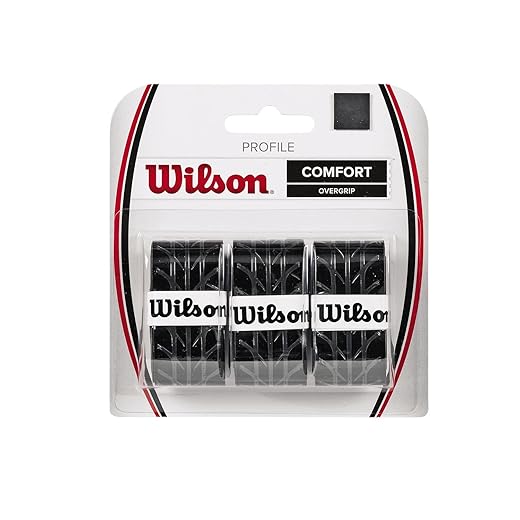 Wilson Overgrip, Profile Overgrip, 3 pieces, Black, WRZ4025BK