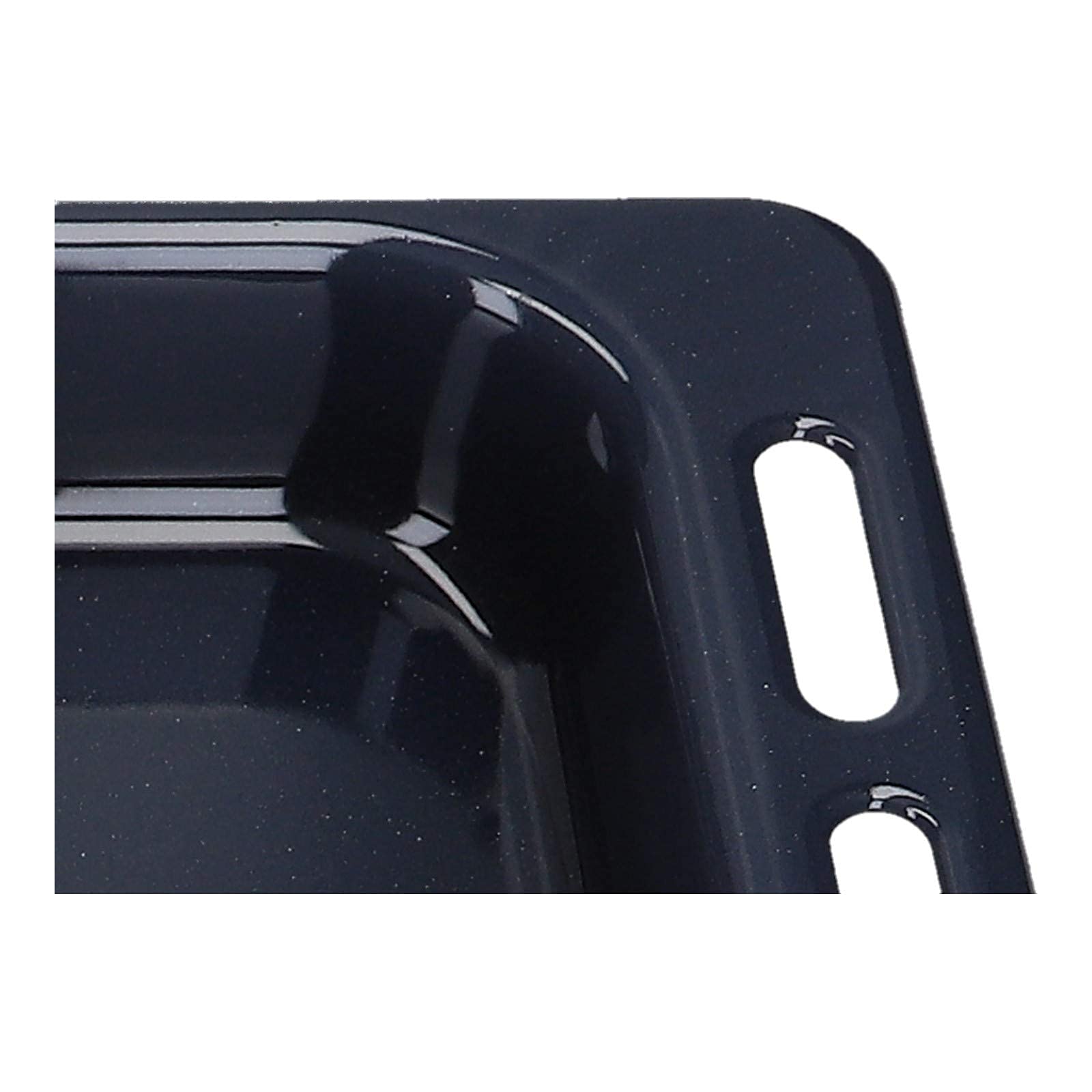 TEGLIA FORNO SMALTATA NERA LECCARDA WHIRLPOOL BAUKNECHT Hotpoint Ariston Indesit Ikea 445x375x20mm 481010683241 - Foto 2