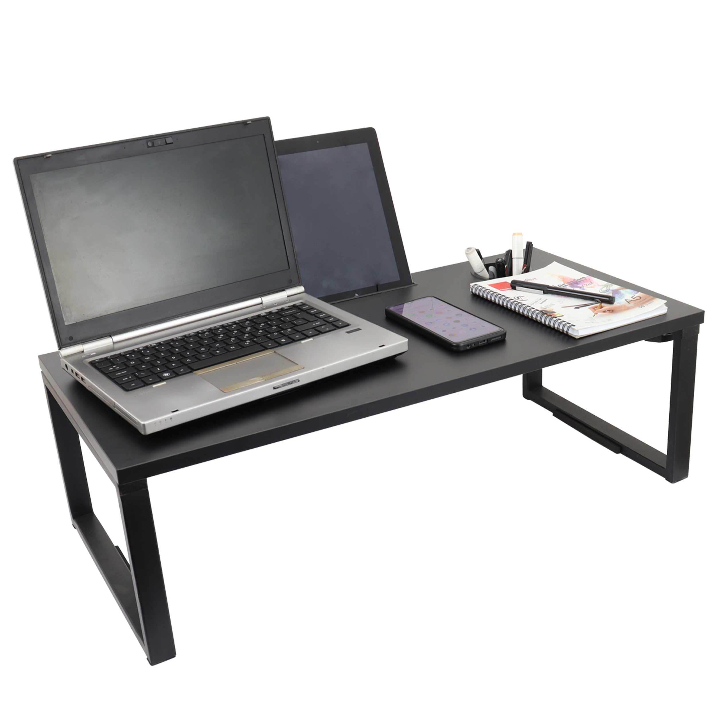 Isomars Bed Desk/Floor Desk 76cm x 35.5cm (30" x 14") Laptop Study Table for Work from Home, Online Classes, Card Games and Kids Activities (Black) (B0C1K7HWWC) Amazon Price History, Amazon Price Tracker