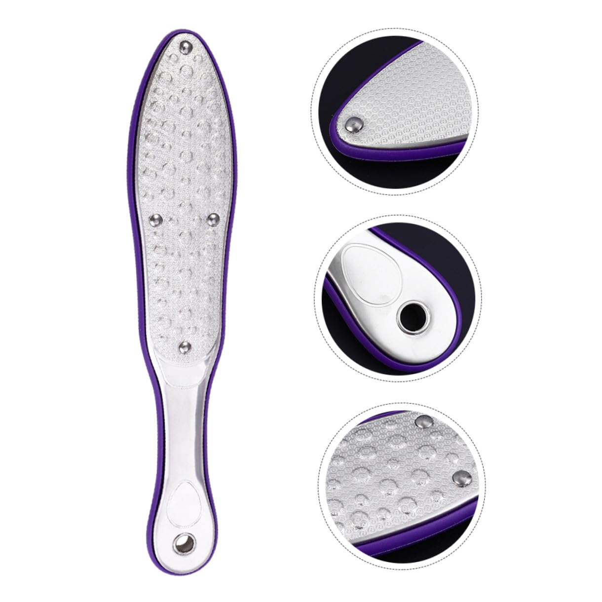 POPETPOP 3pezzi Raspa Professionale Inossidabile Per Rimuovere La Morta Piedi Strumento Ergonomico Per La Quotidiana Dei Talloni Screpolati Facile Da Trasportare e Riporre Ottimo Per