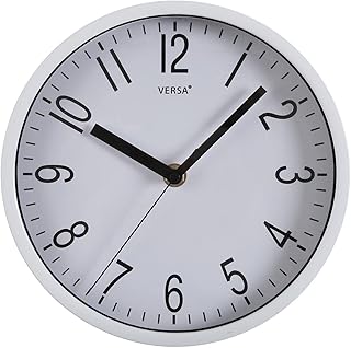 Versa Raven Reloj de pared NUEVO MECANISMO Y CALIDAD MEJORADA silencioso y decorativo, para Cocina, Salón o Comedor - Fáci...