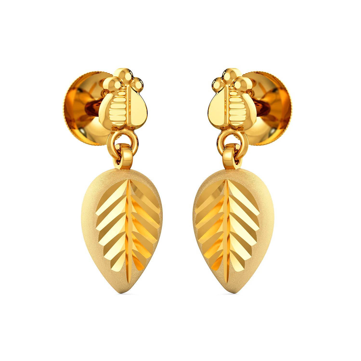 Joyalukkas 22K (916) Purity BIS Hallmark Yellow Gold Drop Earrings for Girls. (B072C4XCRF) Amazon Price History, Amazon Price Tracker