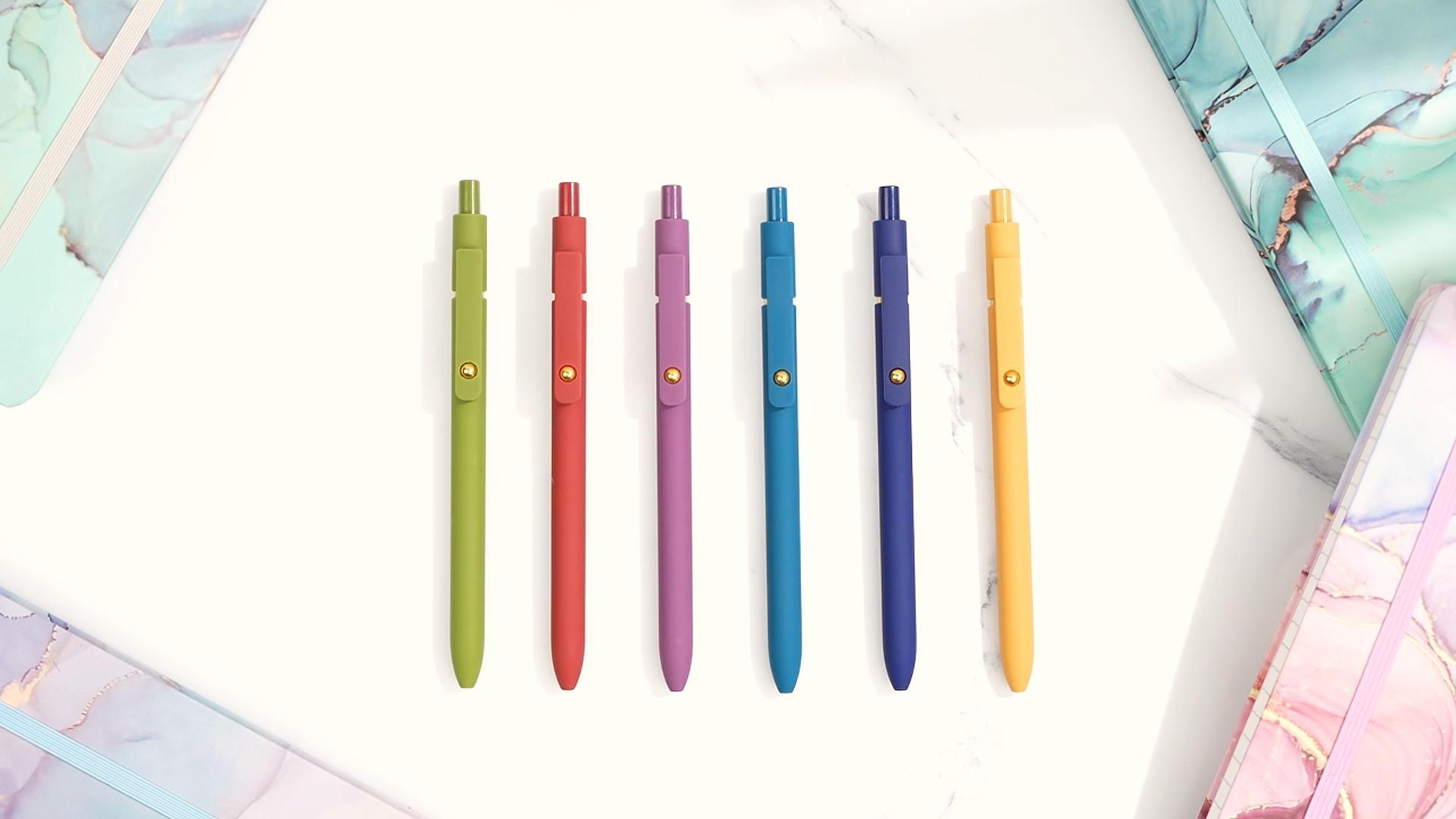 Amazon.com: Ddaowanx Gel Pens, 6 Pcs 0.5mm Quick Dry Black Ink