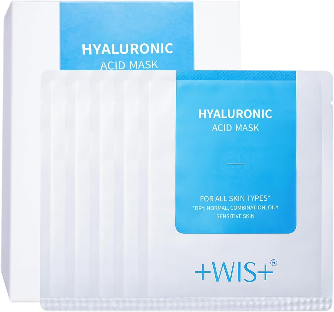 - Hyaluronic Acid Face Mask 24 EA with Hyaluronic Acid Serum and Vitamin B5, Facial Mask for Dry Skin, Anti-Aging Mask to Plump and Repair Dehydrated Skin, Safe on Sensitive Skin,gifts for women