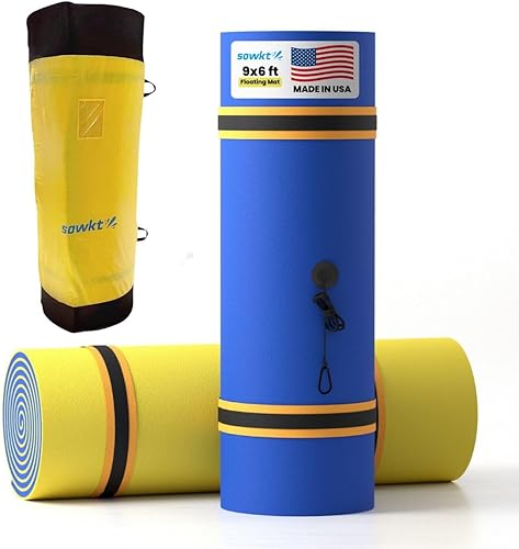 Vista 19 de Premium Made in USA Lily Pad Floating Mat for Lakes and Pools (9x6 & 12x6 ft) - Great for The Lake, Pool, Boat or as a Floating Dock - Giant Lilly