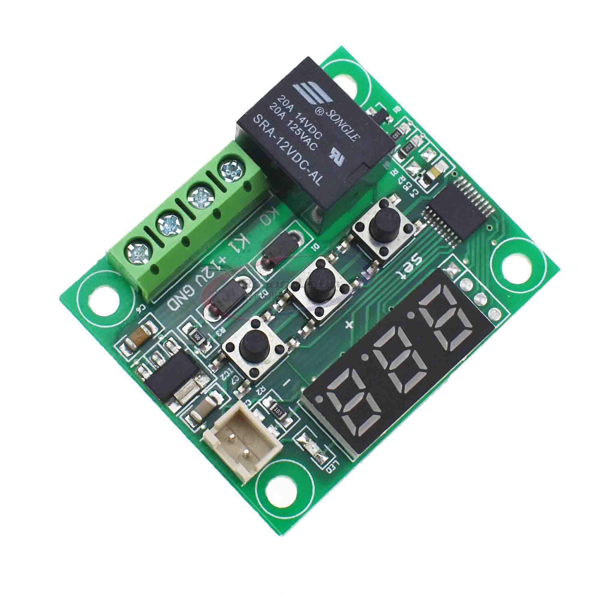 W1209 DC 12V -50 to +110'C Temperature Controller Control Switch Thermostat Thermometer Sensor Module (Blue)