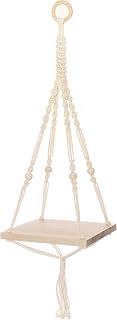 Solid Oak Macrame KIT, Hanging Shelf-Square, (MWH043)