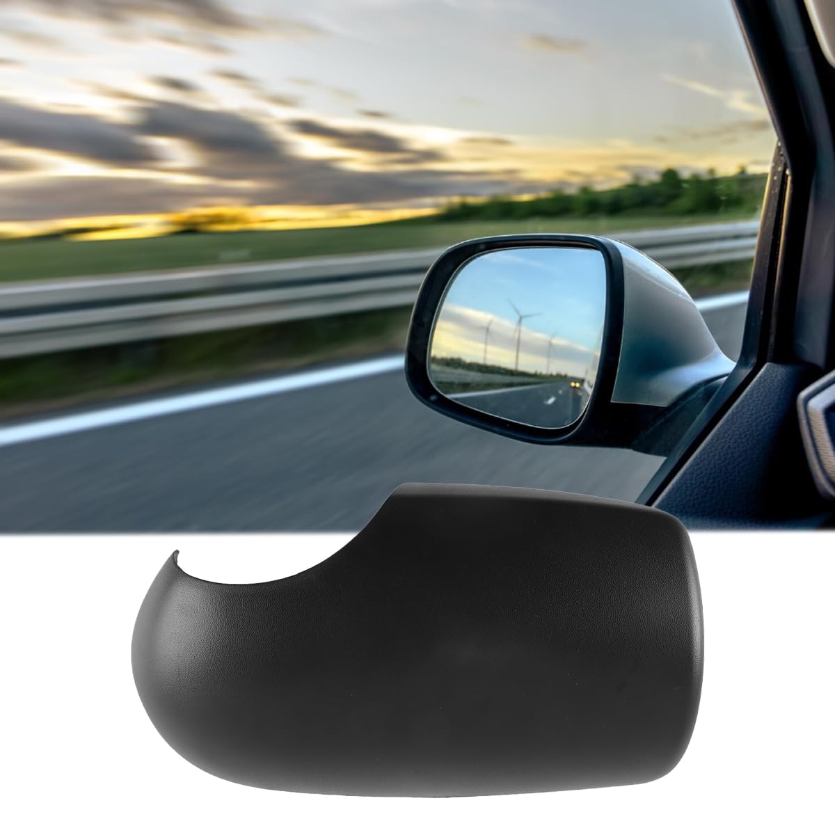 Tapa De Espejo Retrovisor De Puerta Izquierda, Repuesto De ABS Para Ford Transit MK6 MK7 2000-2014 4458067 2C1117D721AA