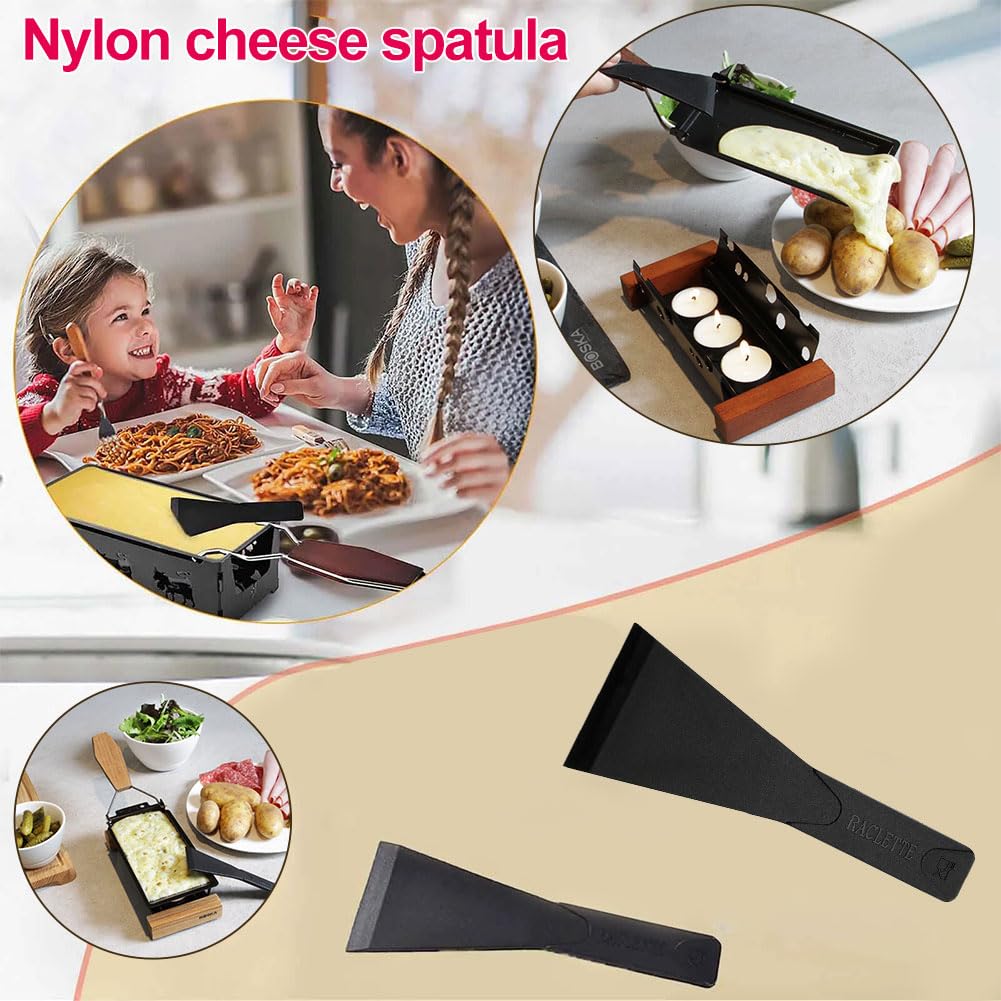10 Spatules Raclettes En Nylon – Pour Fromage, Grill, Raclette, Résistantes à La Chaleur - 14