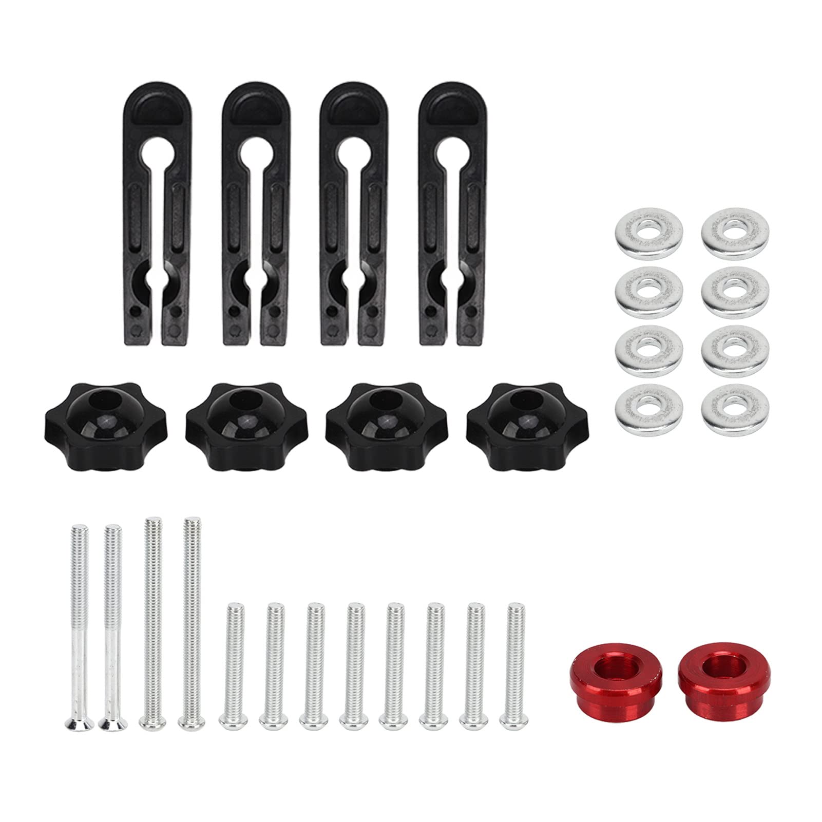 AMONIDA Dispositivo di Sicurezza per da Tavolo Esteso Regolabile Featherboard per Strumento per Recinzioni per la Lavorazione del Legno (YELLOW)