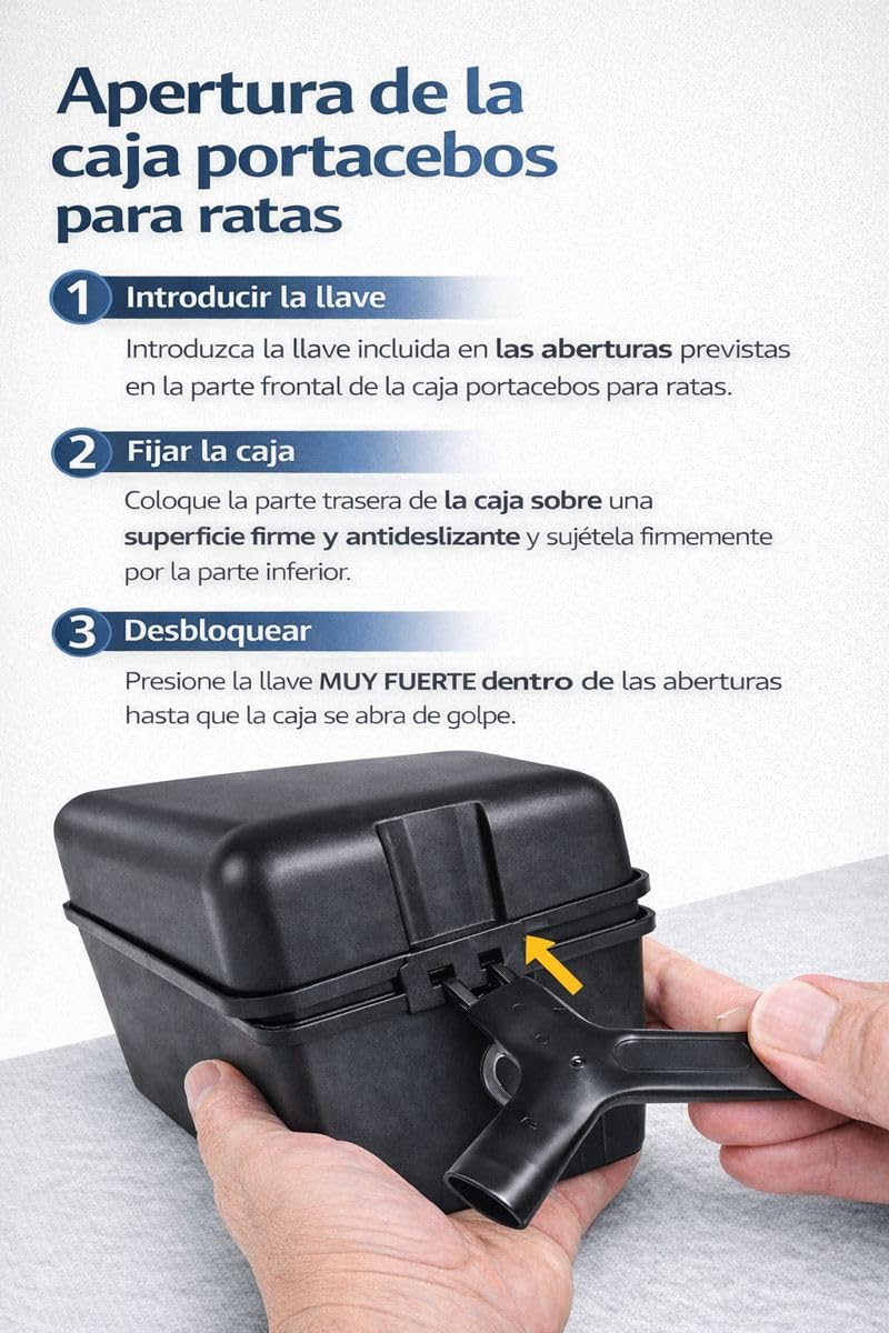 Set de trampas para ratas – 2× caja de cebo para ratas & 2× trampa de impacto | Control seguro de ratas para casa, sótano y jardín | Ayuda rápida para problemas de ratas | sin veneno para ratas