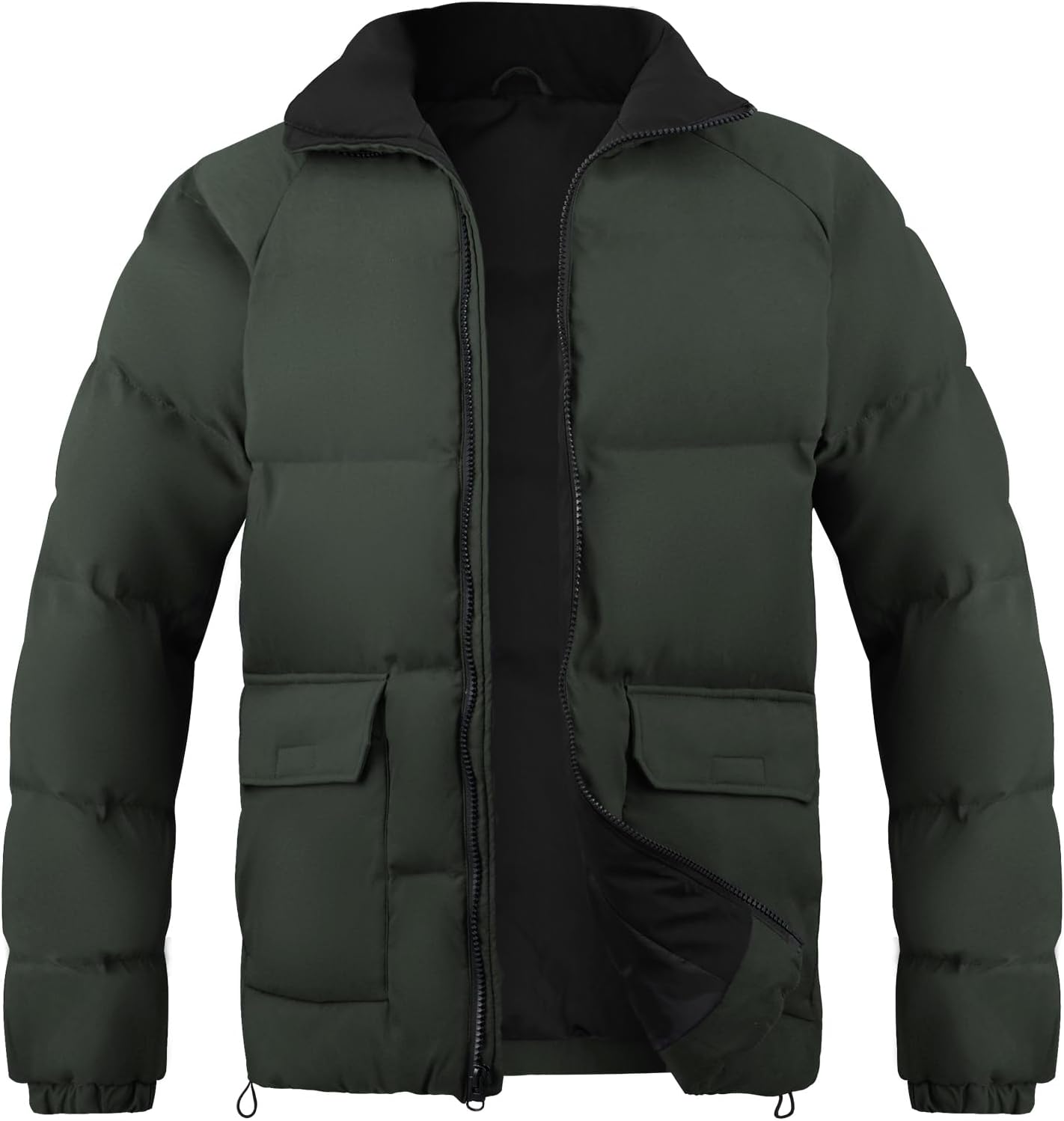 WEEN CHARM Men’s Winter Puffer Bubble Coat Water-Resistant Insulated Jacket WEEN CHARM Men’s Winter Puffer Bubble Coat Water-Resistant Insulated Jacket