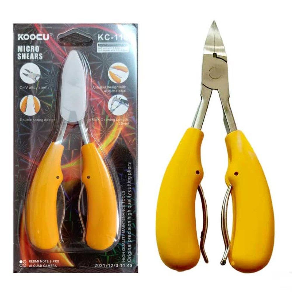 GILHOT® Kooku KC-110 Micro Shears Cutter Wire Cutters - Perfect for Crafting and Jewelry Making - Ultra Sharp Spring Loaded Flush Cut Pliers