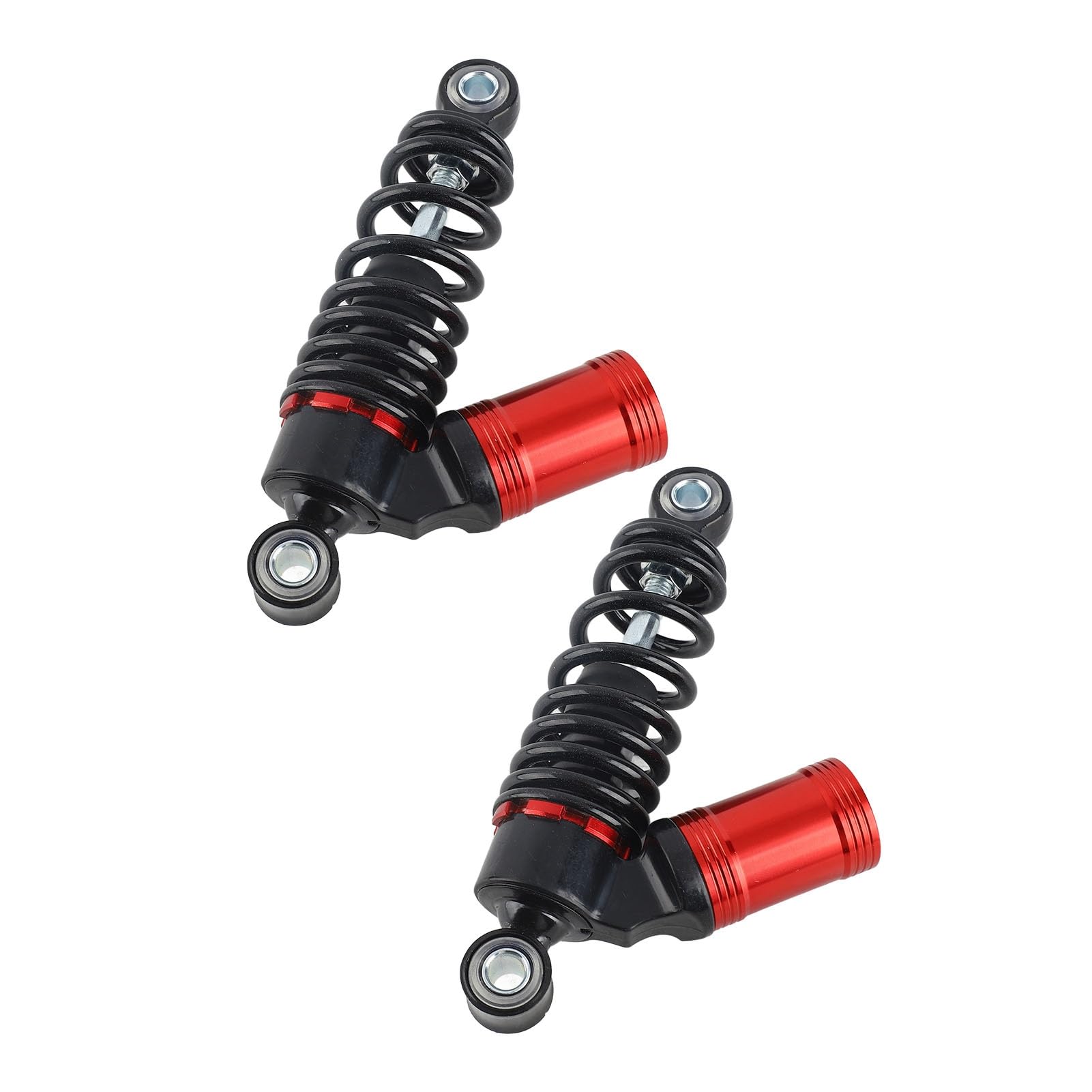 Amortyzatory ze Stopu Aluminium Motocykla Para Sprężyn o Wysokiej Wydajności do Motoru Terenowego ATV Go Kart Scooter Uniwersalna Instalacja Części Zamienne do Odległości Otworu Montażowego