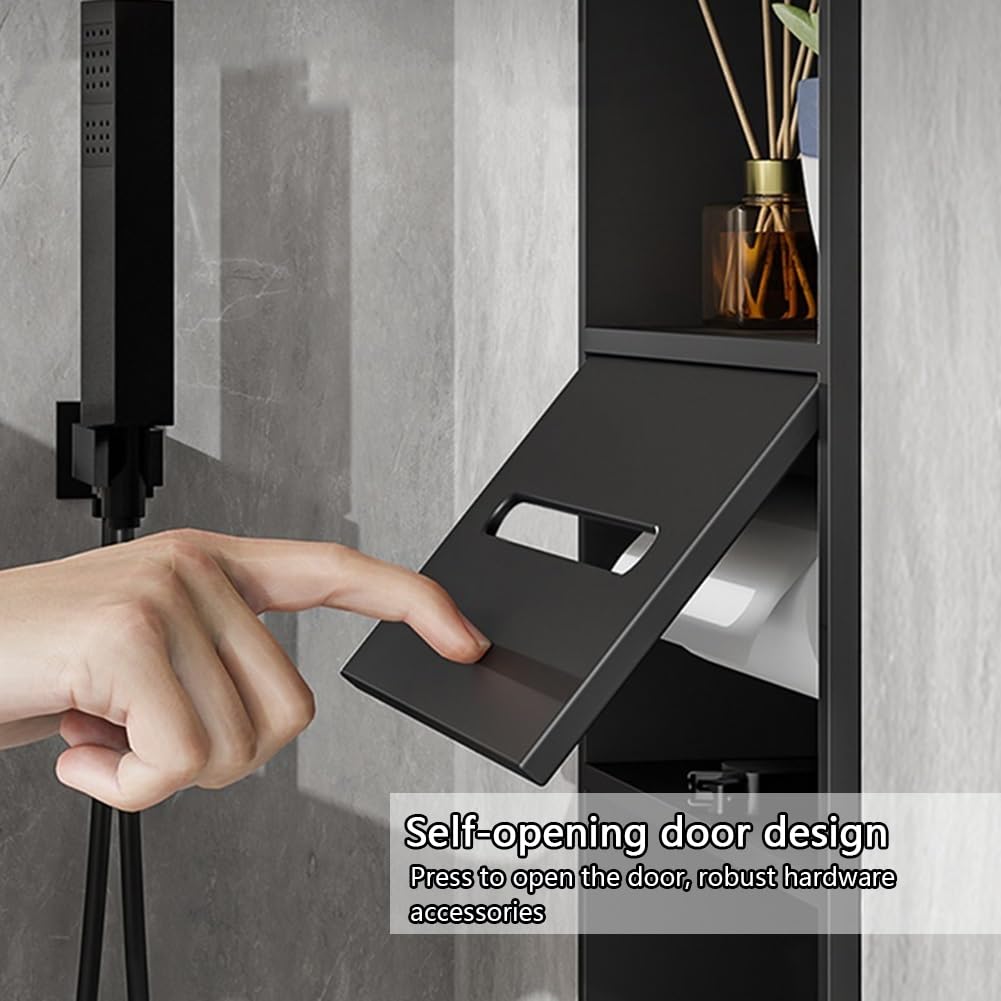 Nicho de Ducha Empotrado de Acero Inoxidable, 30 x 50 x 14 cm, Estante de Almacenamiento Integrado para baño, Inserto de Ducha Duradero para organizar el Espacio, diseño Moderno.