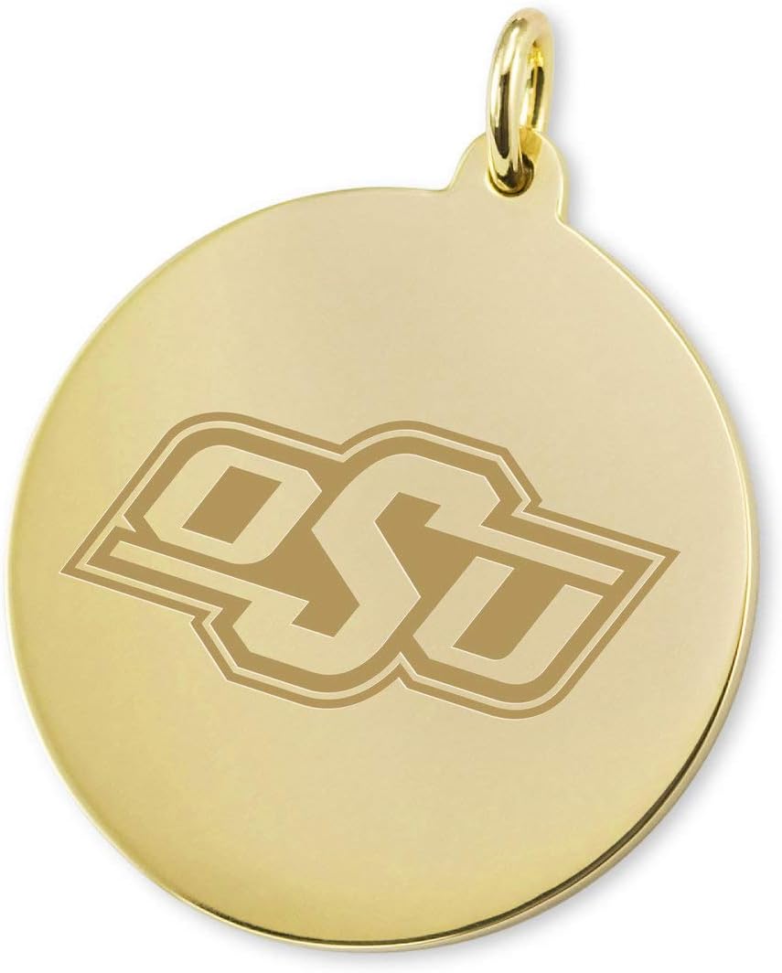 M. LA HART Oklahoma State 14K Gold Charm