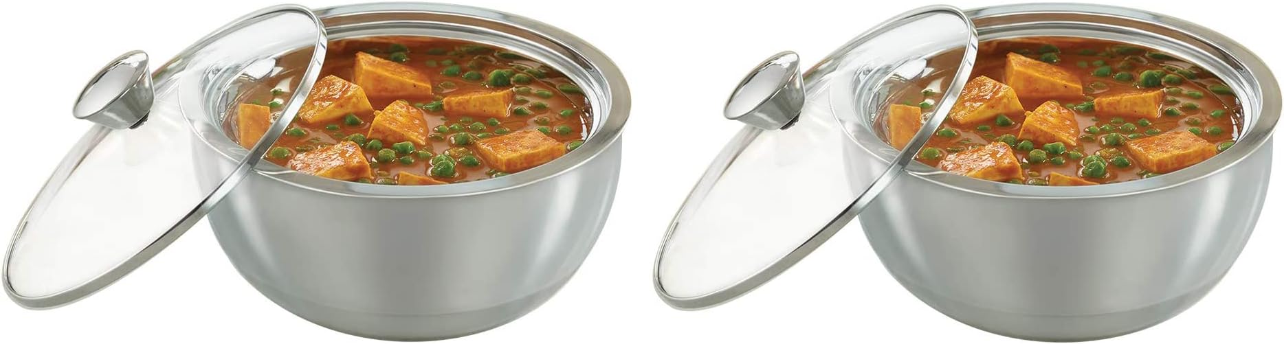 Stainless Steel Insulated Curry Server, 2.7 litres, Silver Stainless Steel Insulated Curry Server, 500ml, Silver