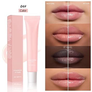 FeiCuiYun Summer Lip Butter Lip Balm, Ultra-Hydrating Natural Vegan Lip Balm, Sheer-Tinted Shine & Hydration, Soothes & Softens Dry Lips Skincare, Balsamo labial hidratante #4 Cake