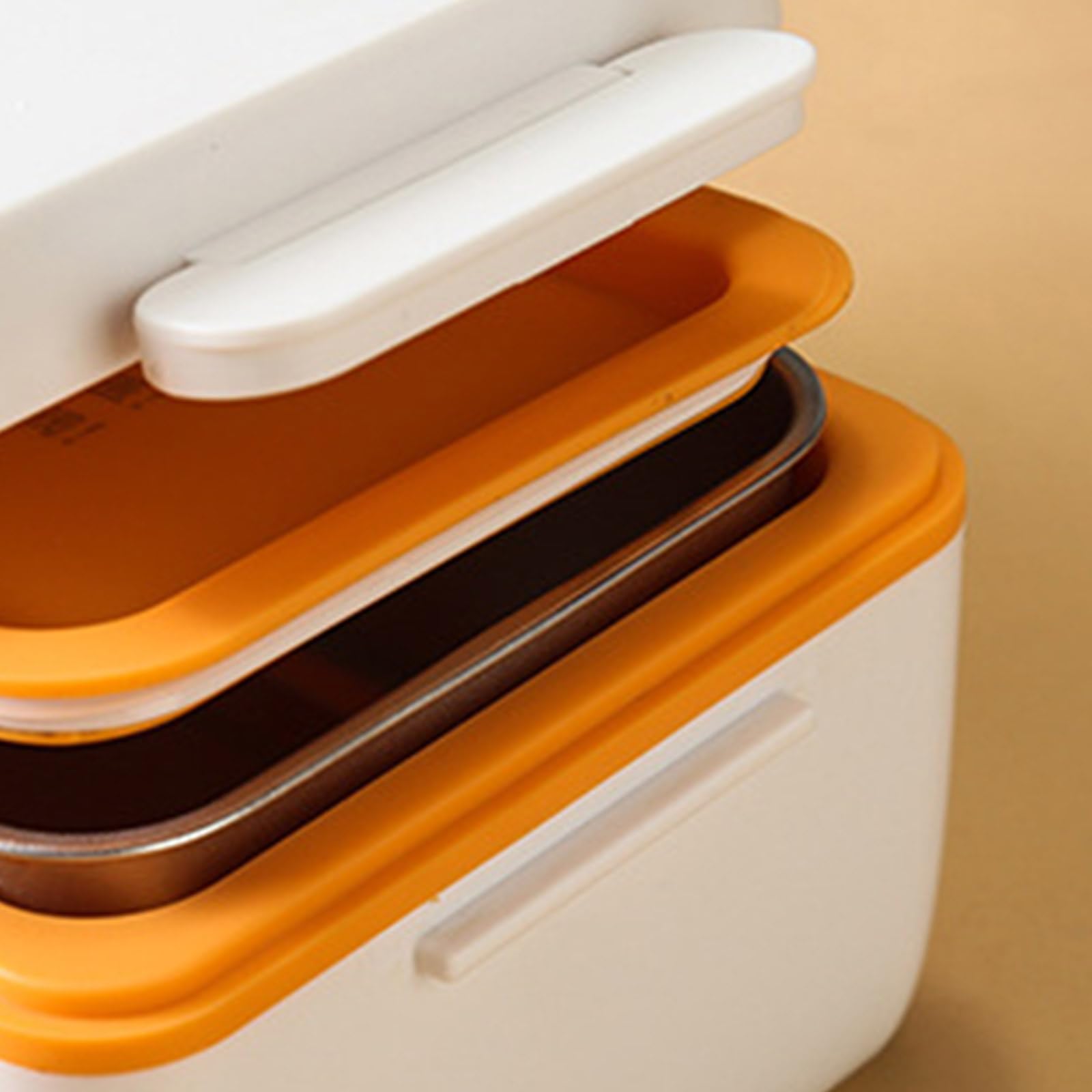 Multifuntional 3200mAh Lunch Case Warming Lunch Box 304Stainless Steel Food Box Adatto per Ufficio Lavoratore