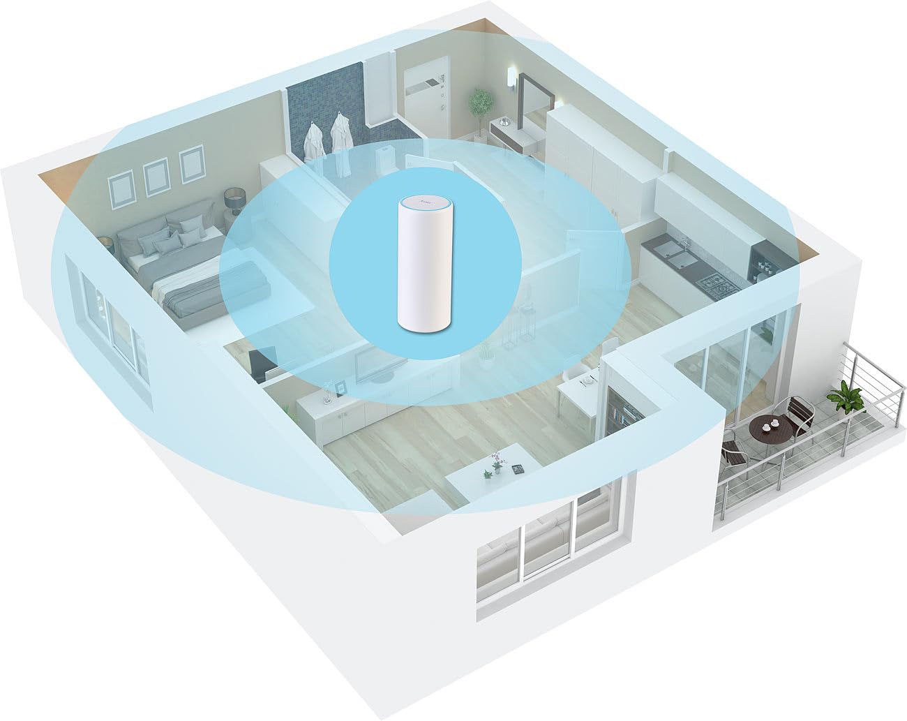 Répéteur wifi d'extérieur connecté 1200 Mb/s WLR-1240 Dual Band 5,0 & 2,4 GHz [7links]