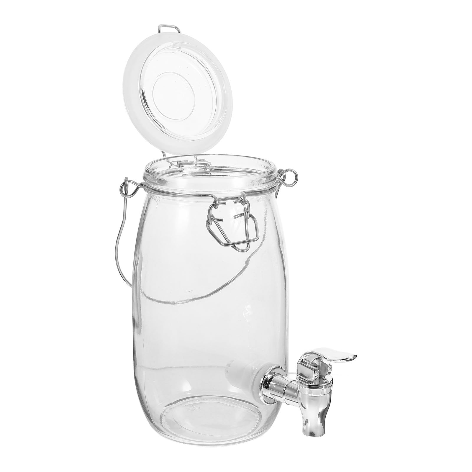 1, 5l Glas Getränkespender mit Dichtdeckel mit Zapfhahn