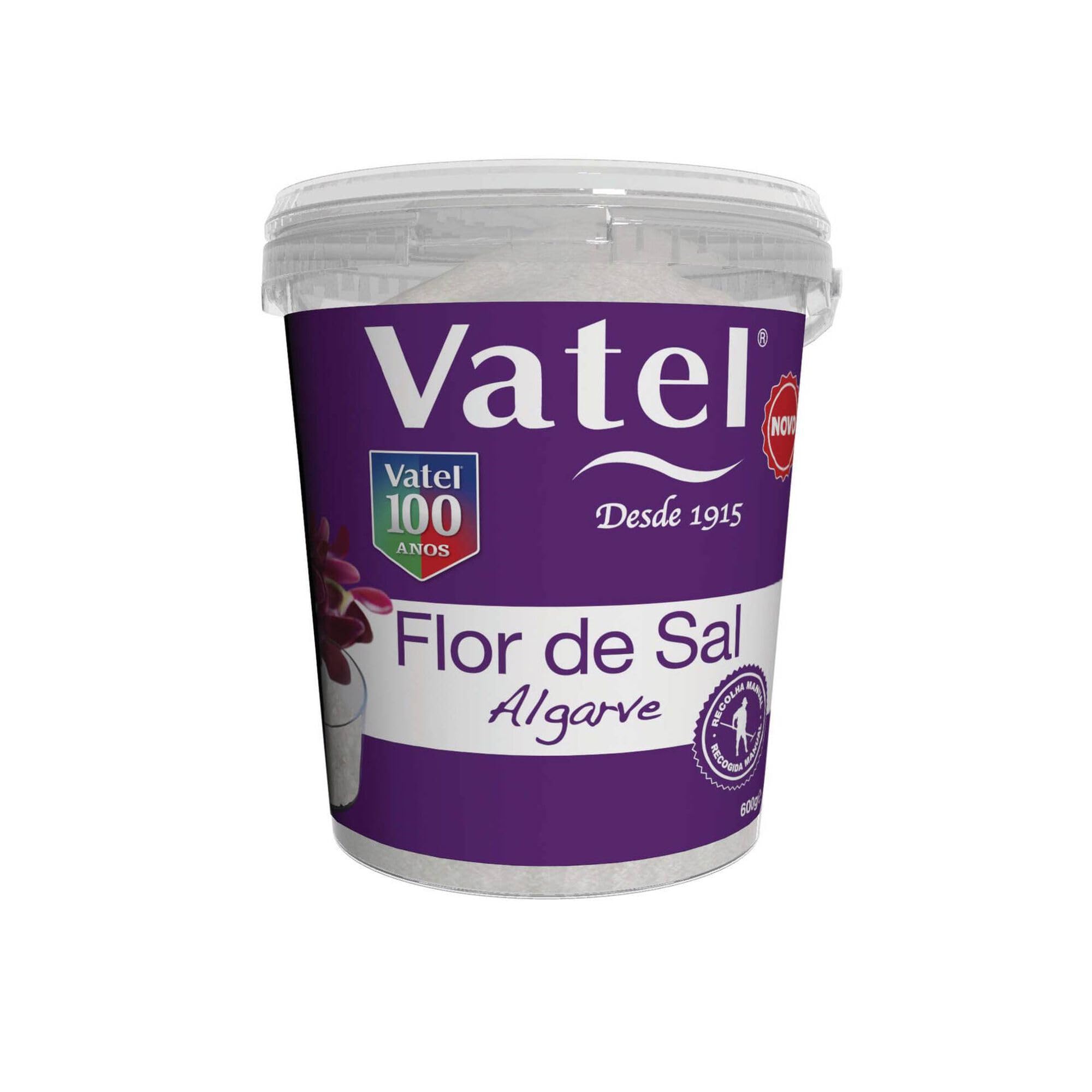 VatelSalt Flower, Sea Salt, 600 grams - Sea Salt from Portugal (Algarve)