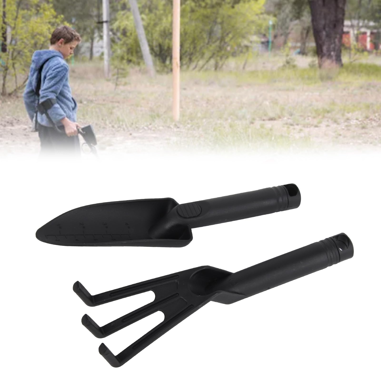 Metal Detector Rake Shovel Set Lightweight Metal Detector Accessories Handheld Portable Detector Set Pretty Metal Detector Parts & Accessories