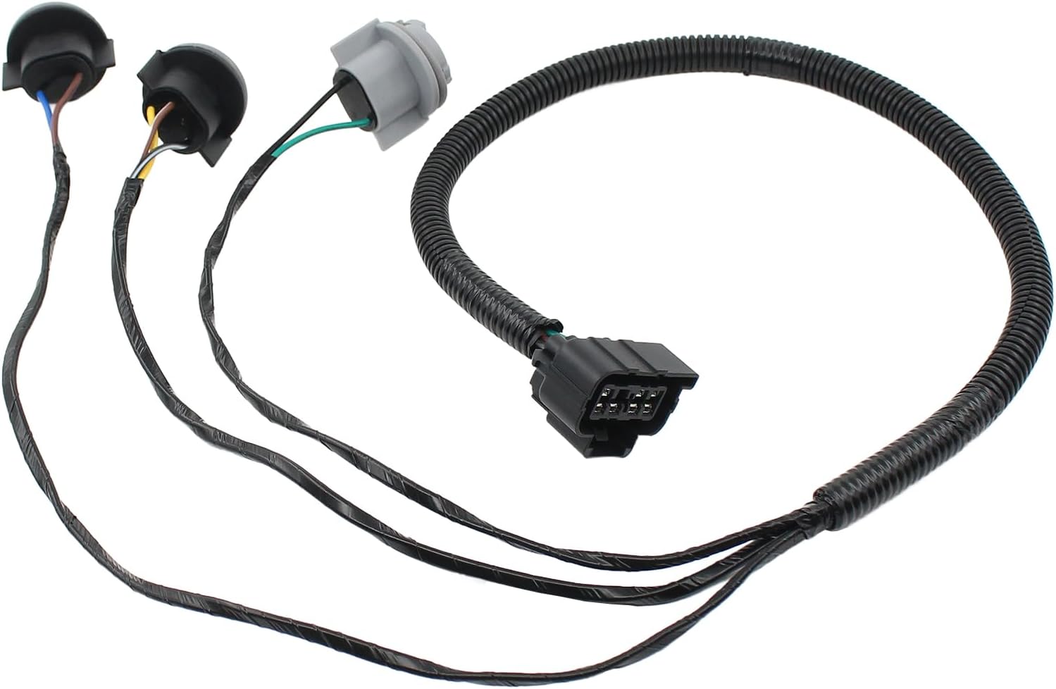Driver and Passenger Side Tail Light Wiring Harness Socket for Chevrolet Avalanche Silverado Suburban Tahoe GMC Sierra Yukon Cadillac Escalade 2005-2006