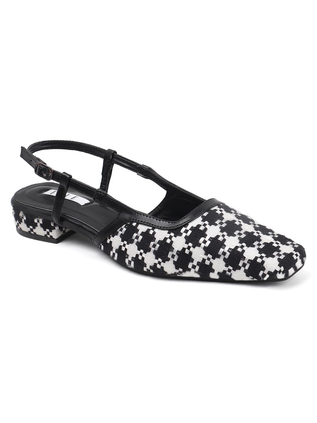 elle Women Patterned Slingback Heel with Buckle Details-picture-20