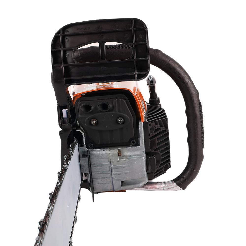 Motosierra profesional, motosierra eléctrica 2200W potente con dos cadenas, Easy-Start, sistema antivibración