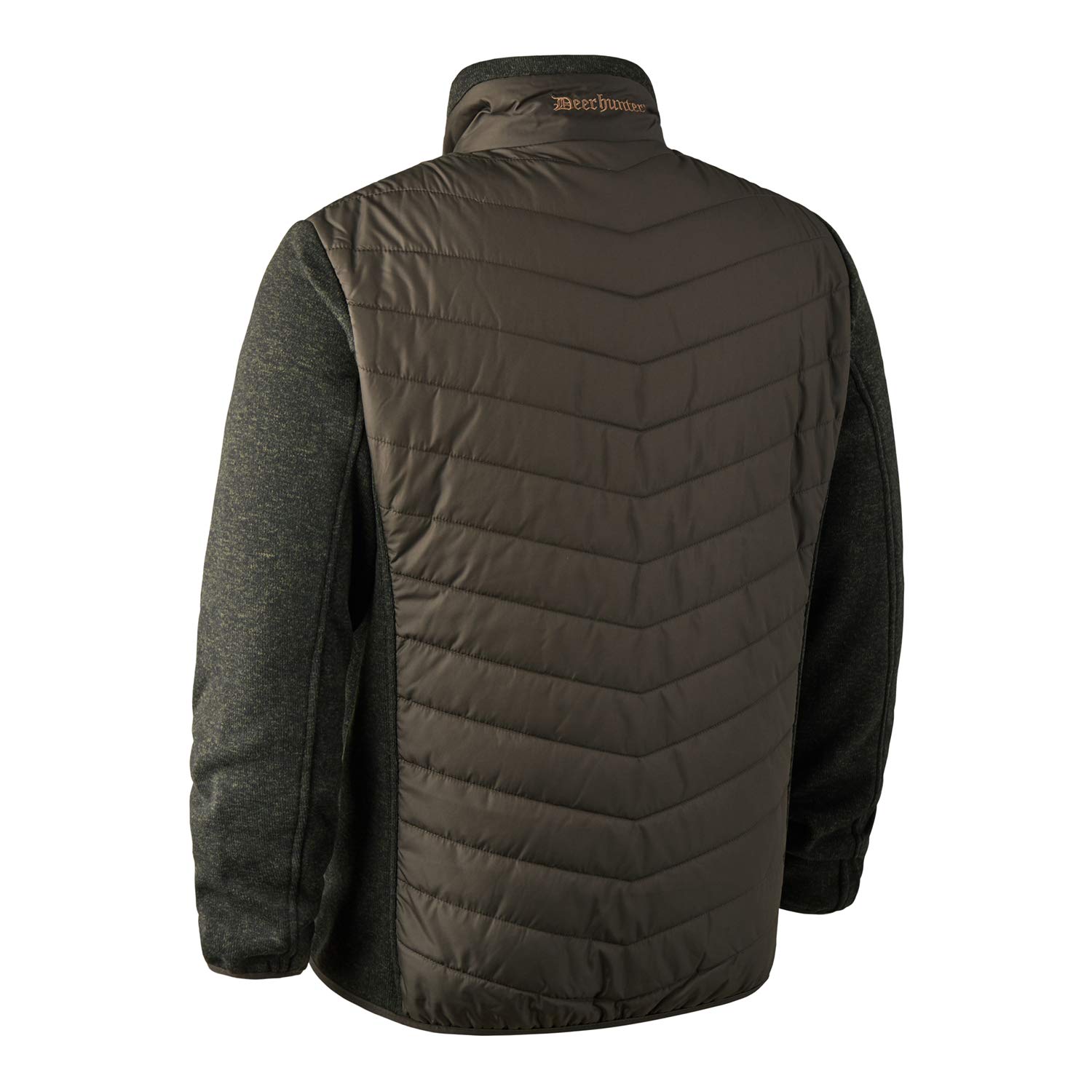 Deerhunter Moor Padded Jacket w. Knit Timber XX-Large Brown - Hunting jacket insulated weatherproof for Men