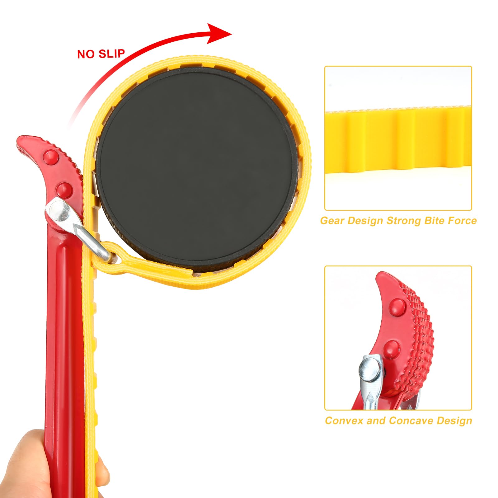 Clé à Ceinture Réglable De 20,3 Cm En Plastique Multifonction