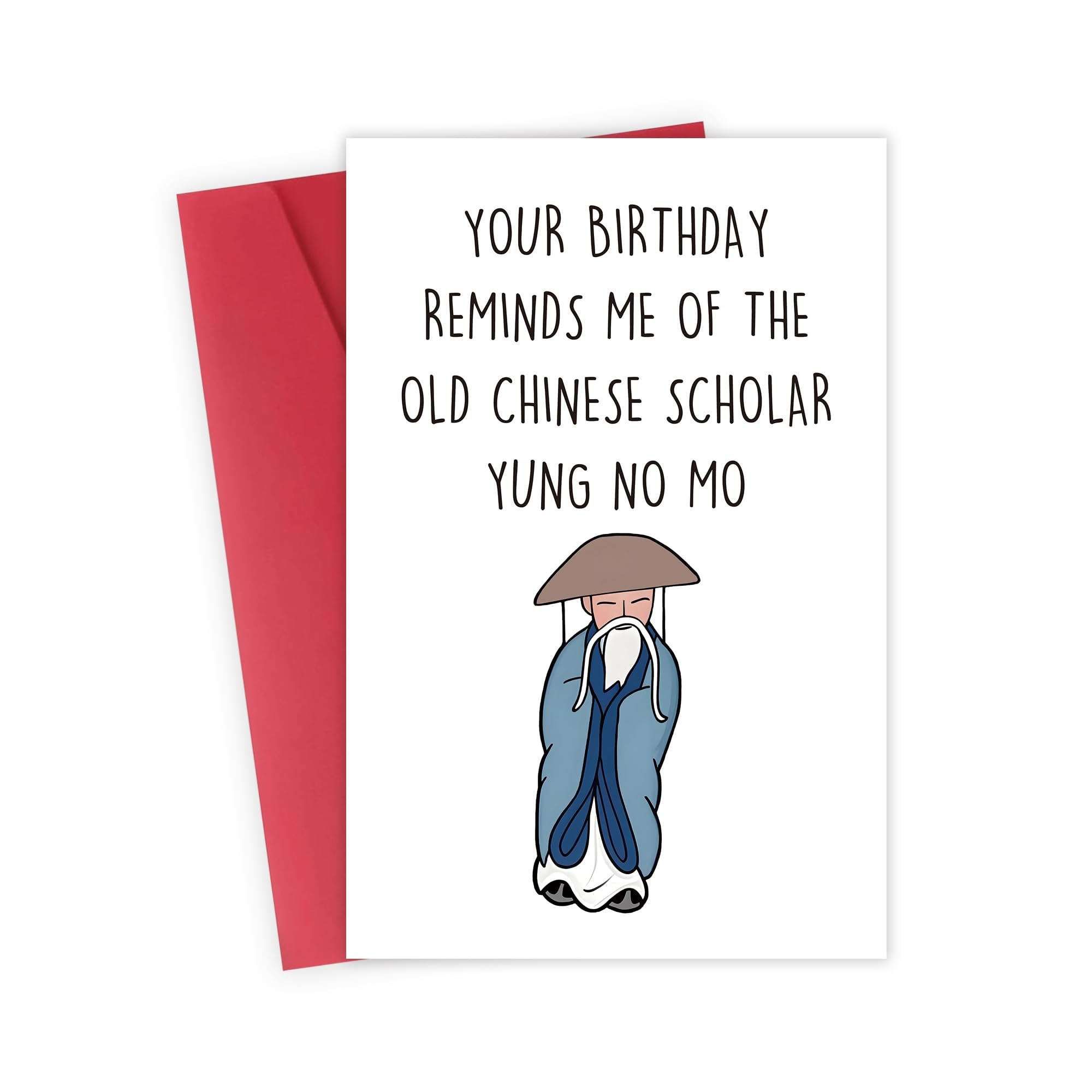 Funny Birthday Cards, Happy Birthday Card for Old Men Women, Bday Gift Idea for Friends And Dad, Mom, Granddad, Grandma, Funny "Young No More"