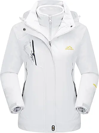MAGCOMSEN Women's 3-in-1 Winter Coats Snow Ski Jacket Waterproof Windproof Fleece Lined Winter Jacket Parka
