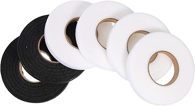 VICASKY Iron on Hemming Tape 6 Rolls Tape No Sew Fabric Fusing Tape Iron On Adhesive Tape Iron- On Double Sided Tape for Pants Clothes Jeans DIY Garment Sewing Accessories Adhesive Tape