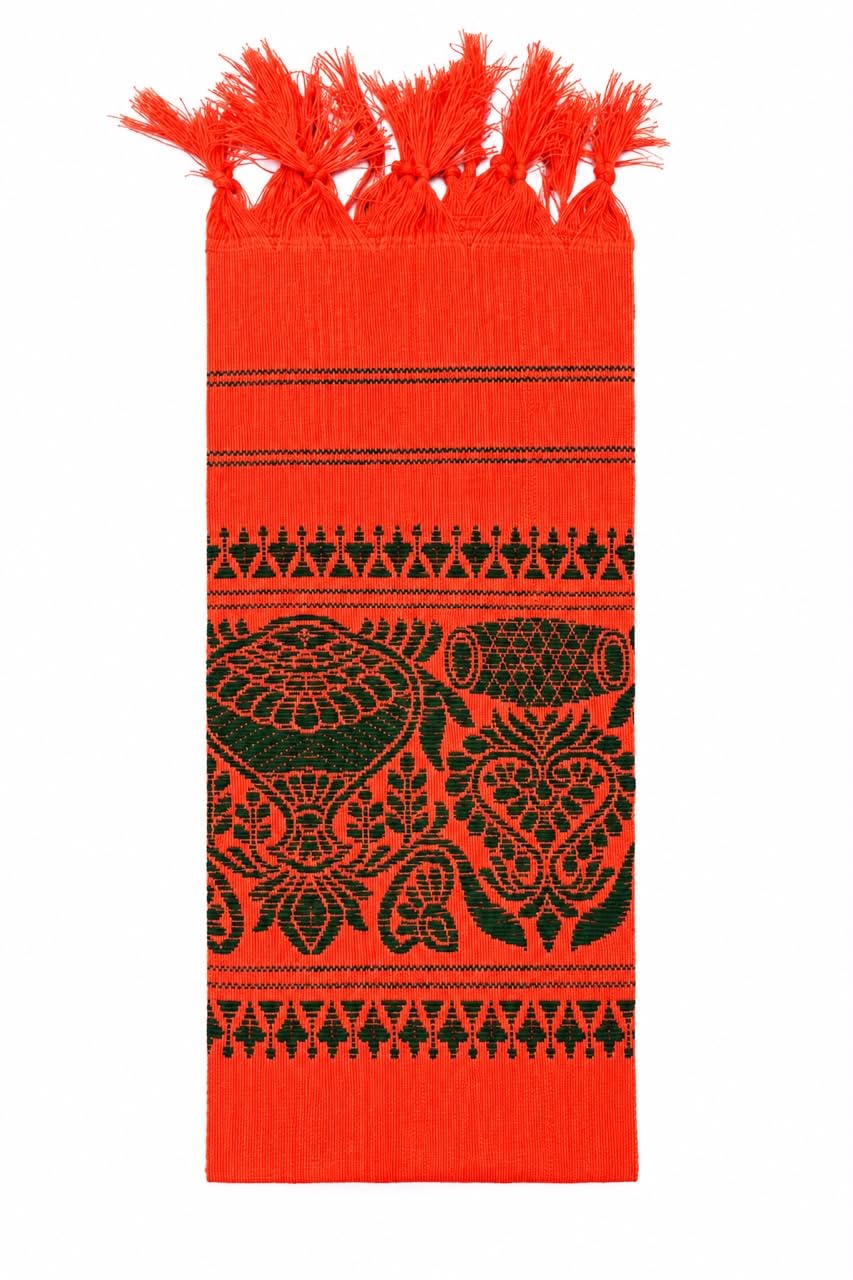 LoomoraIndia Assam Gamcha for Men | sawan special & Gamosa of Bengal | Pure Cotton Handloom Angochha Bath Towel | Traditional Temple Scarf | Soft Absorbent Gamchha-picture-46