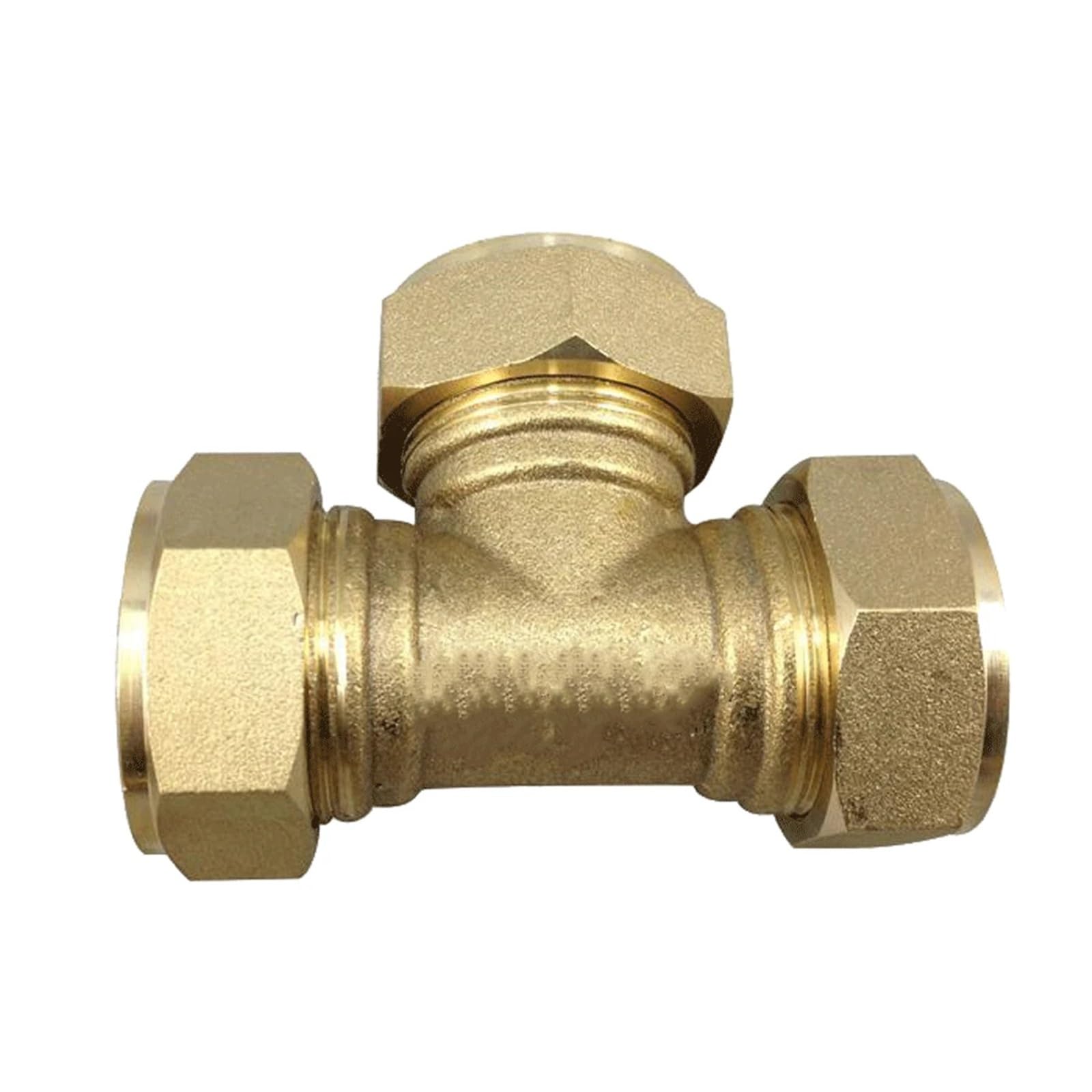 T-Fittings, Messing-Schlauchanschluss-T-Stücke 6 mm bis 42 mm, verschiedene Größen, for Wasser-, Gas- und Kraftstoffleitungen(28mm)