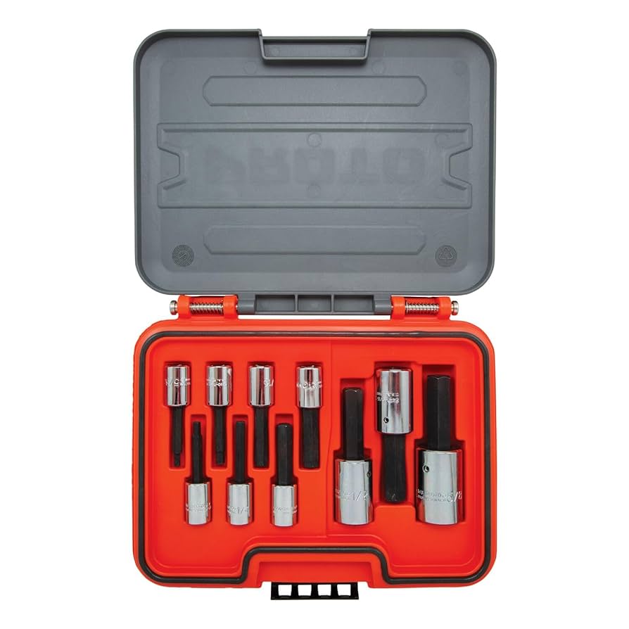 Proto J52110H 3/8 & 1/2 DR 10PC SAE HEX - Amazon.com