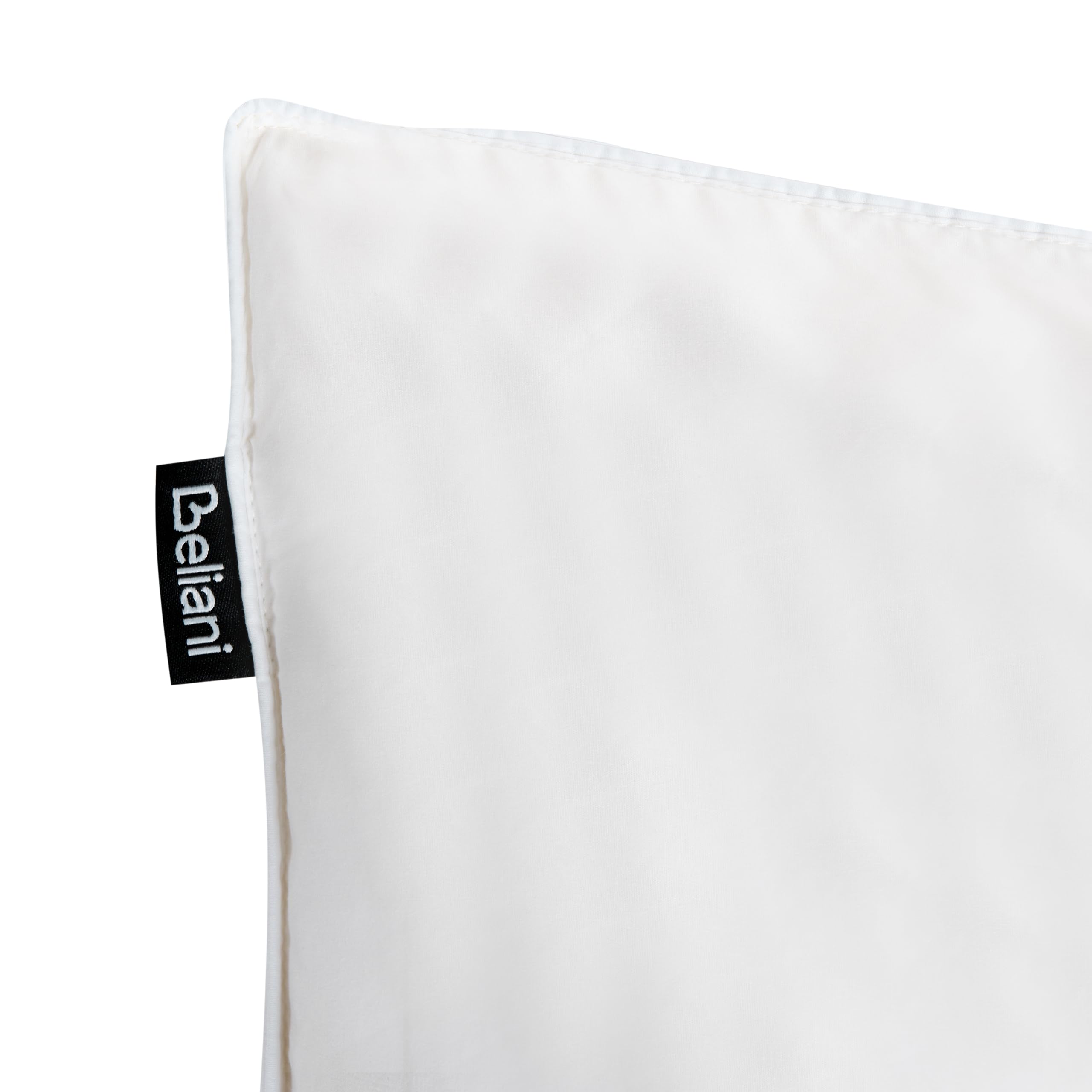 Cuscino Guanciale in Cotone e Morbida Piuma d'Anatra 50 x 60 cm Bianco