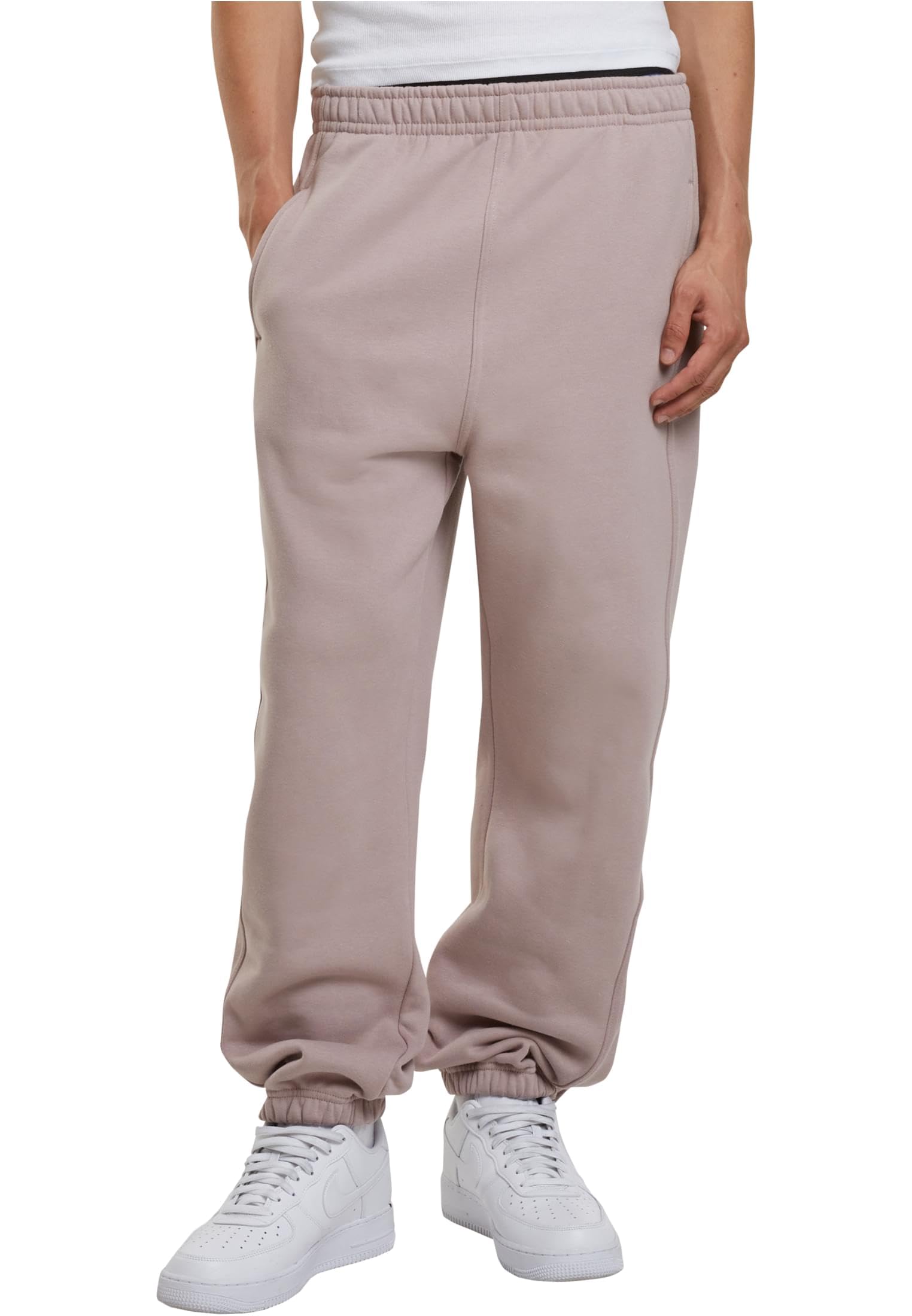 Urban Classics Pantalones de Gimnasia Hombre Pantalones de Deporte Negro Suelto — view 36