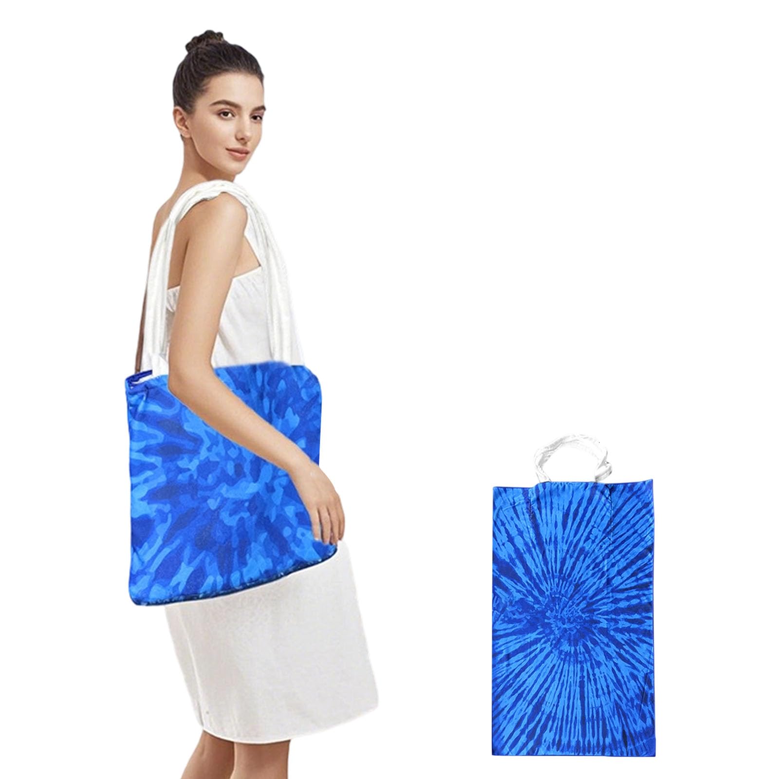 Whoasyst Quick Drying Microfiber Blanket Backpack 2 in 1 Packable Beach Towel Bag for Swimming or Lounging Easy to Carry 80X160Cm Packable Bath Towel