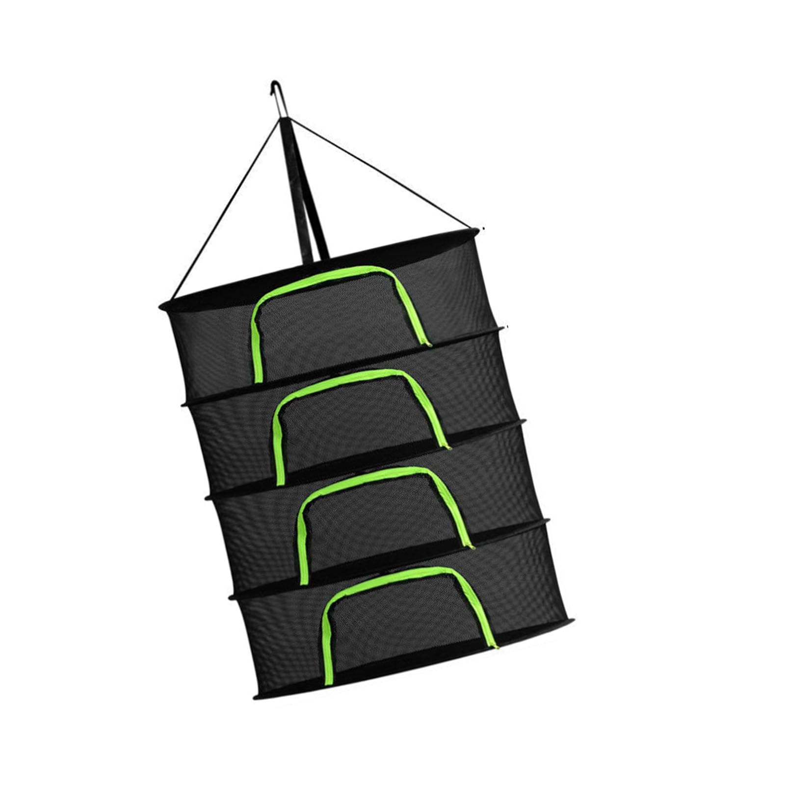 Kaeltsyn Large Capacity Fabric Drying Rack with 6 Compartments Ideal Kitchen Outdoor Use Large Capacity Dryer