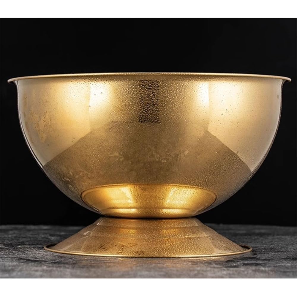 Seau à Glace Baignoire à Champagne de Grande capacité for Boissons Seau à Glace isolé(Gold)