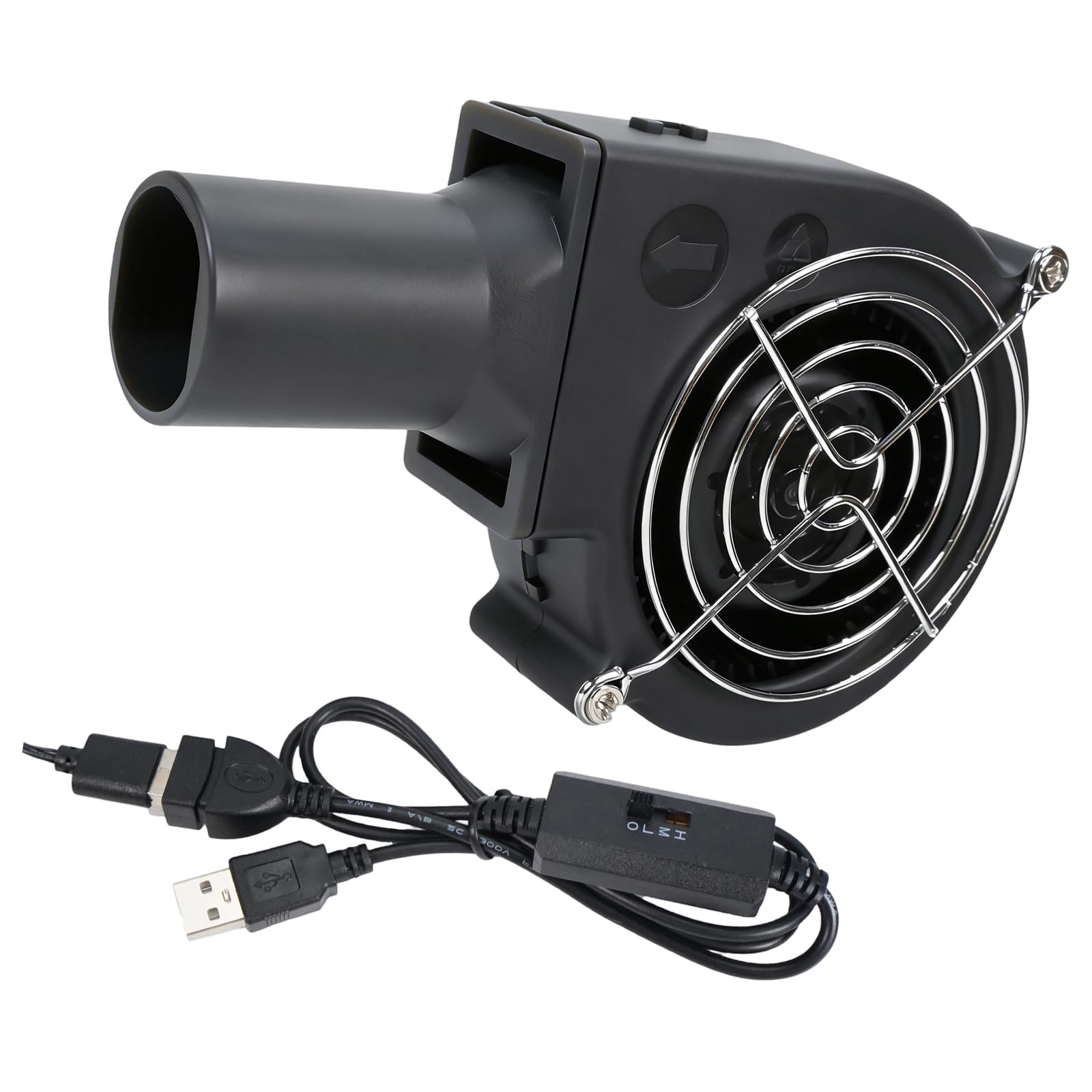 Kalttoy Multicolor 97Mm Variable Speed Centrifugal Blower Fan For Quick Charcoal Ignitions In Outdoor Grilling And Camping Activities Centrifugal Fan
