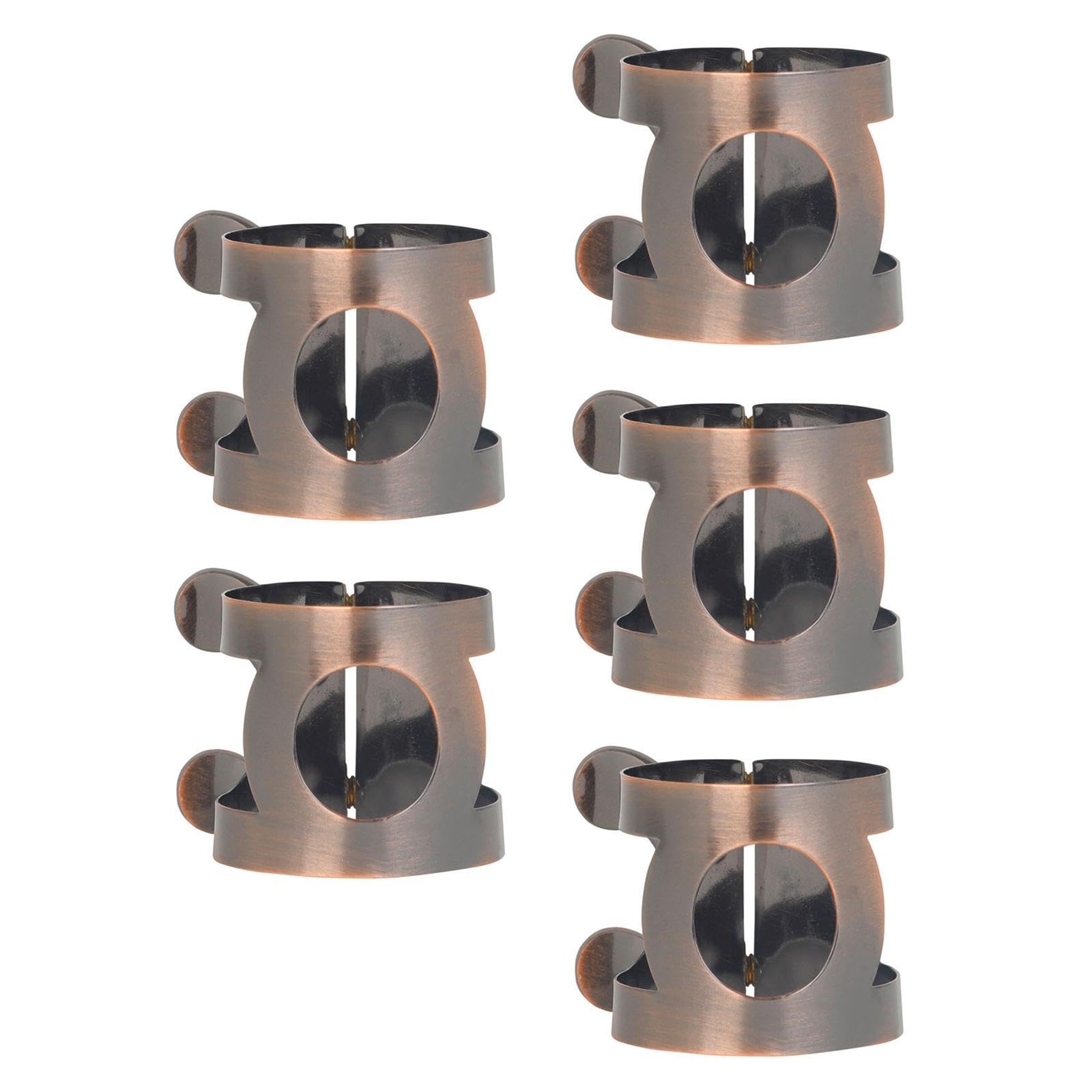 SUPVOX 5pezzi Clip Per Testa Di Sassofono Ottone Accessorio Per Strumenti Fiato Facile Installazione e Leggera Ricambio Per Musicisti Professionisti e Principianti Compatibile Con Vari