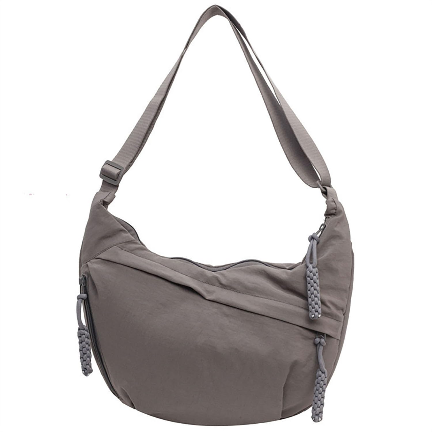 Crescent Crossbody Shoulder Bag For Women Hobo Bag Multi-Pocket Nylon Backpack Travel Shopping Dumpling Bag